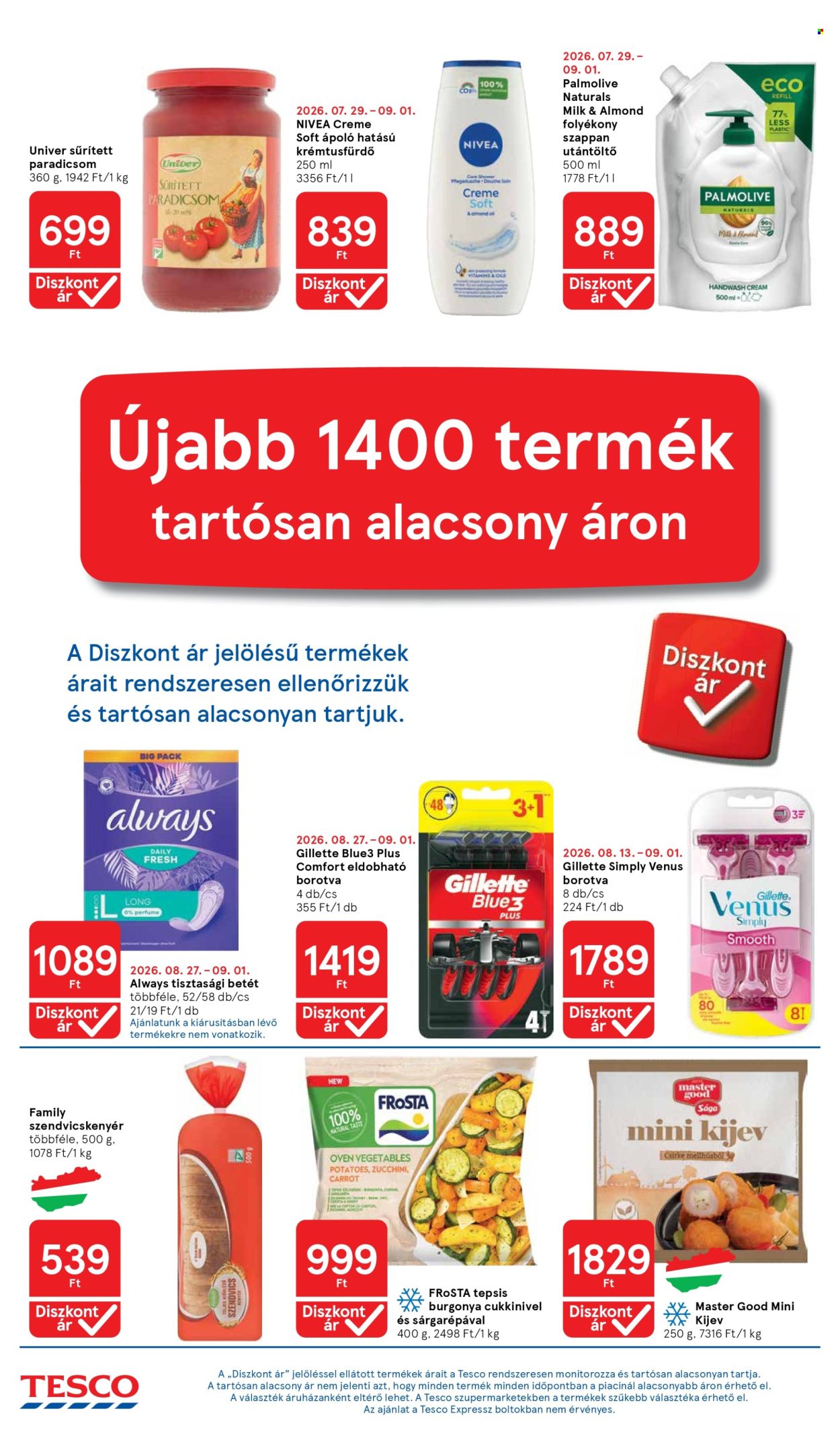 TESCO akciós újságok - 2026.08.27 - 2026.09.02. Oldal 4