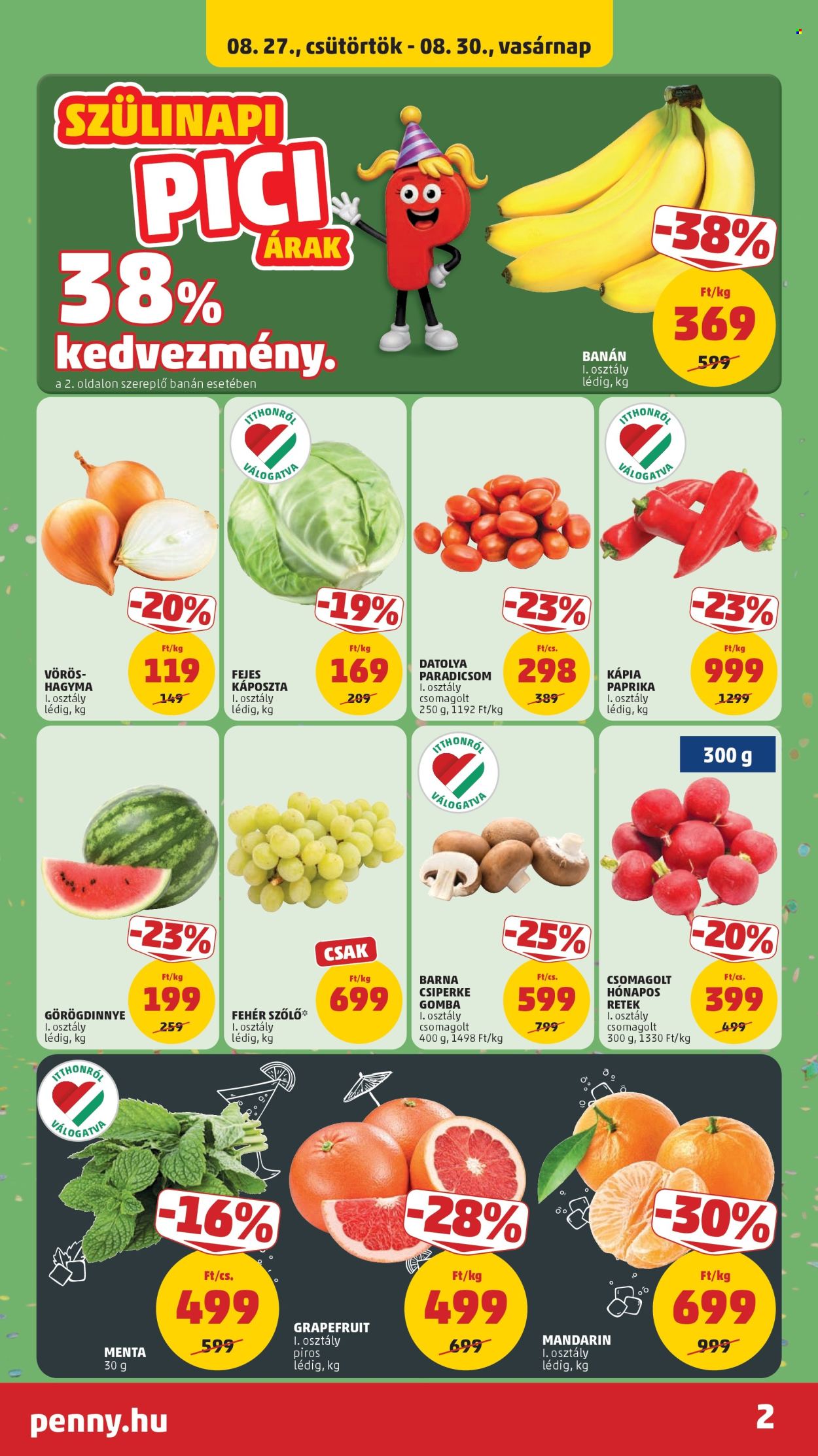 Penny Market akciós újságok - 2026.08.27 - 2026.09.02. Oldal 2