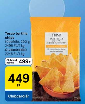 Tesco tortilla chips