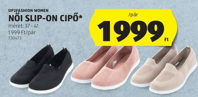 UP2FASHION WOMEN NŐI SLIP-ON CIPŐ