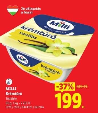 MILLI﻿﻿ Krémtúró