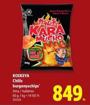 Koikeya Chilis burgonyachips