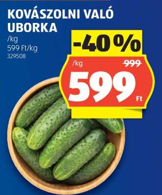Kovászolni való uborka
