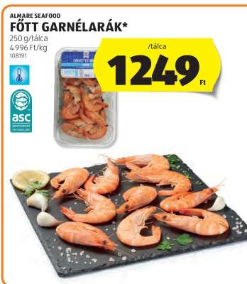 ALMARE SEAFOOD FŐTT GARNÉLARÁK