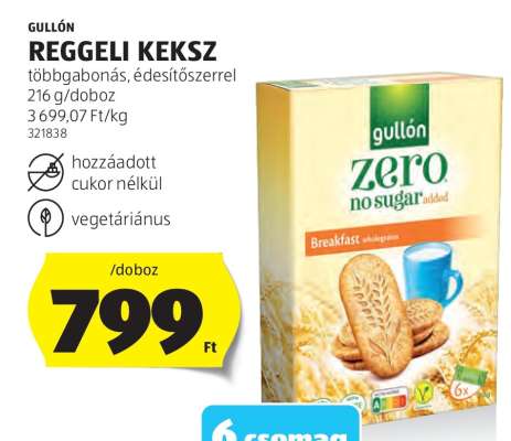 Gullón Reggeli Keksz