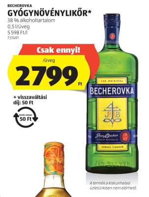 Becherovka gyógynövénylikőr