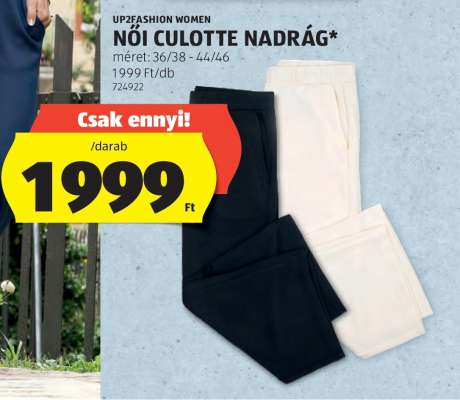 UP2FASHION WOMEN NŐI CULOTTE NADRÁG