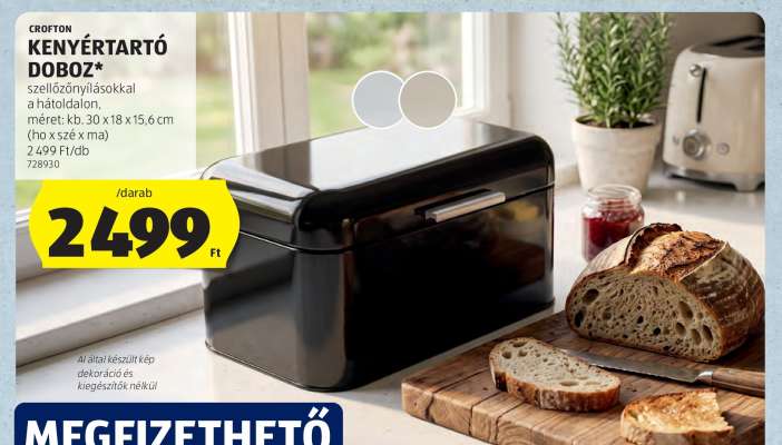 CROFTON Kenyértartó Doboz