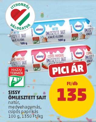 Sissy Ömlesztett Sajt