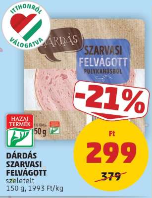 Dárdás Szarvasi Felvágott