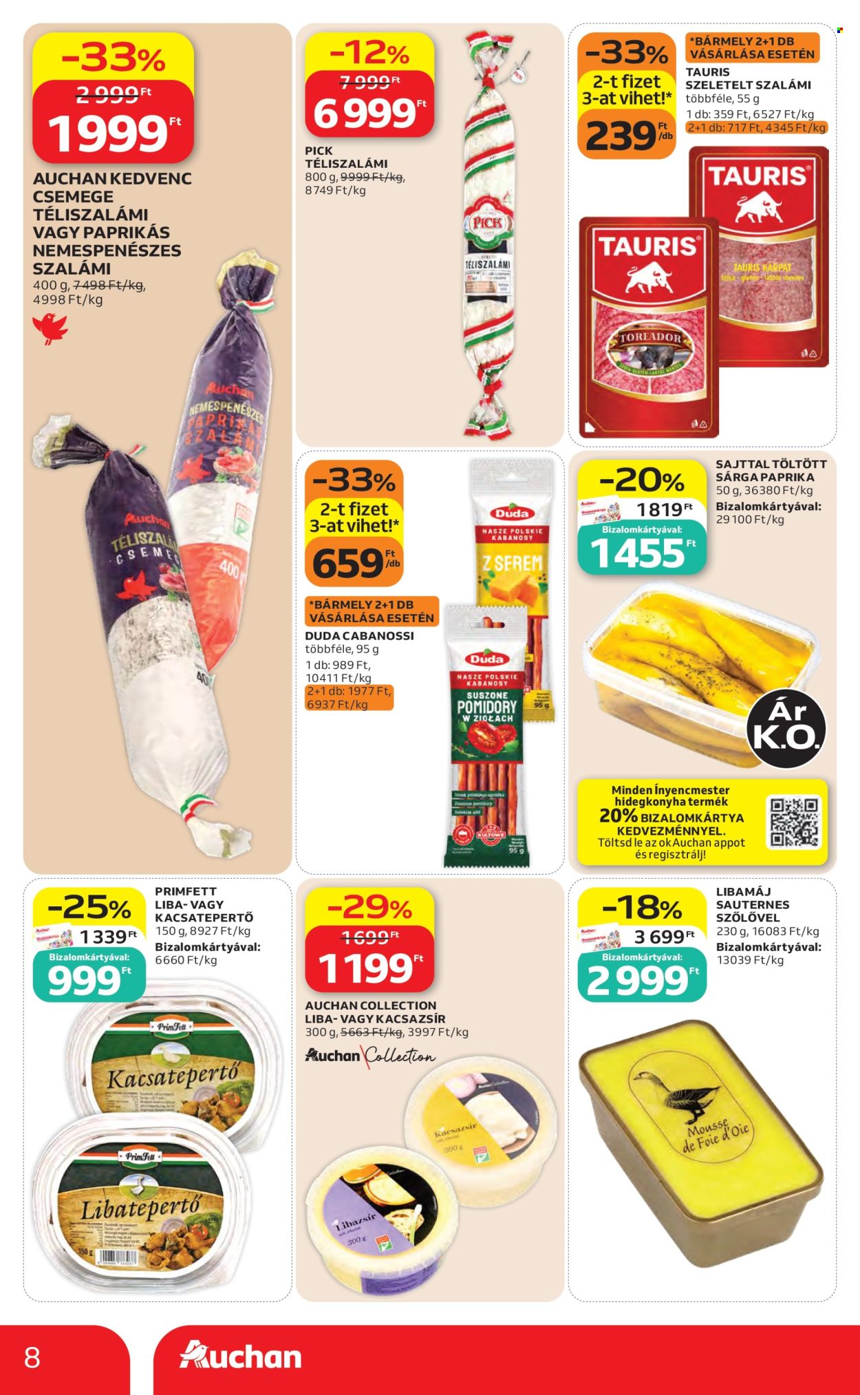 Auchan akciós újságok - 2026.08.27 - 2026.09.02. Oldal 8