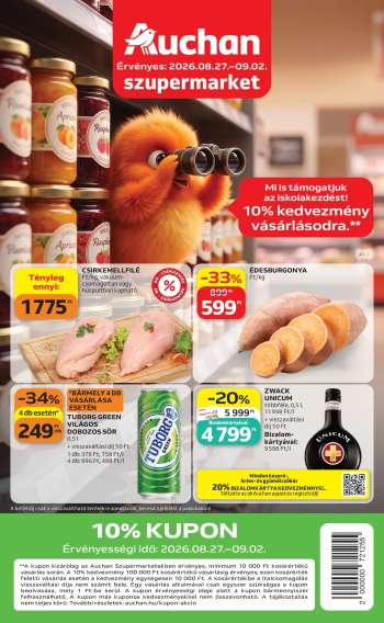 Újság Auchan - 2026.08.27 - 2026.09.02.