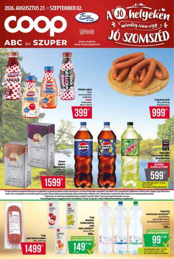 Újság Coop - 2026.08.27 - 2026.09.02.