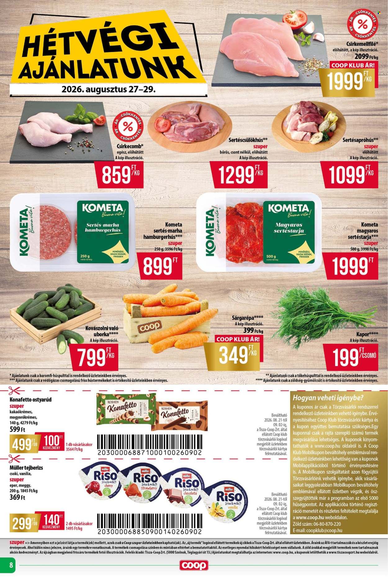 Coop akciós újságok - 2026.08.27 - 2026.09.02. Oldal 8