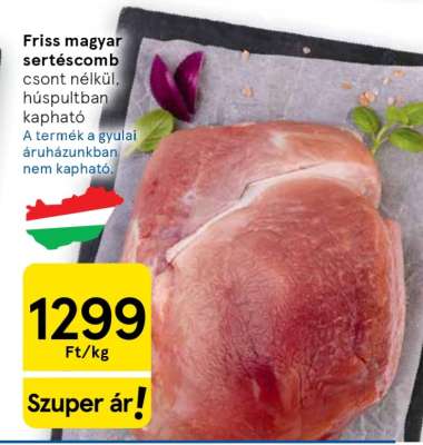 Friss magyar sertéscomb