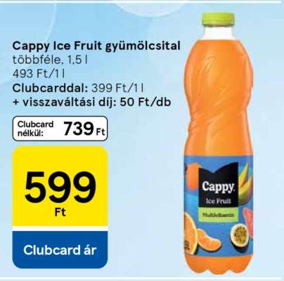 Cappy Ice Fruit gyümölcsital