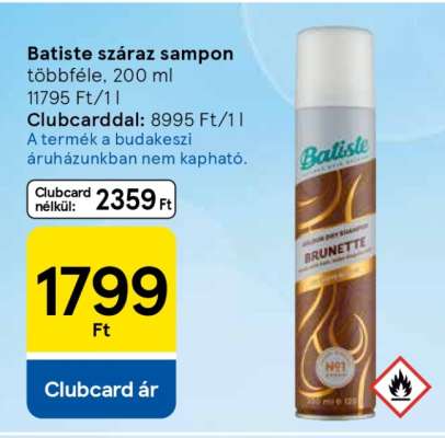 Batiste száraz sampon