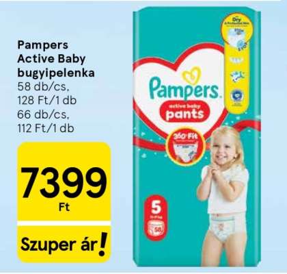Pampers Active Baby bugyipelenka