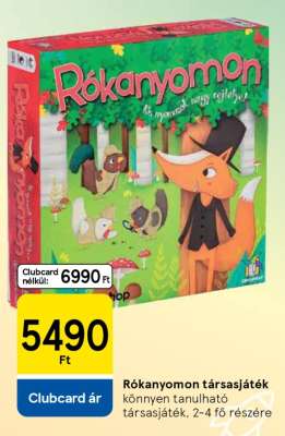 Rókanyomon társasjáték