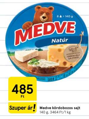 Medve kördobozos sajt