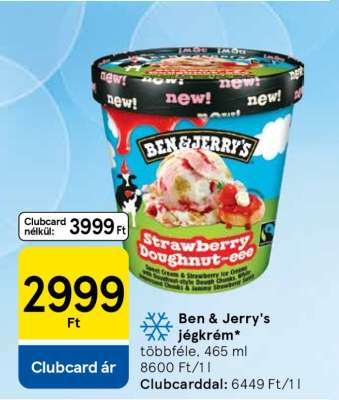 BEN&JERRY'S Jégkrém