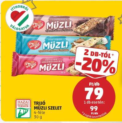 TRIJÓ MÜZLI SZELET