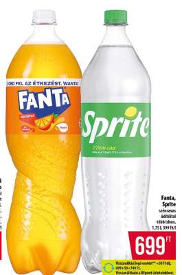 FANTA, SPRITE