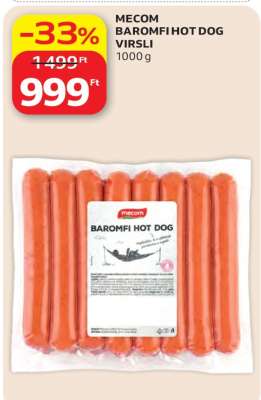 MECOM BAROMFI HOT DOG VIRSLI