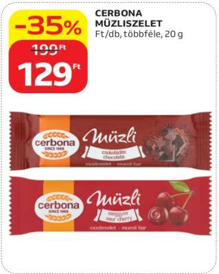 CERBONA Müzliszelet*