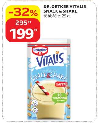 DR. OETKER VITALIS SNACK & SHAKE