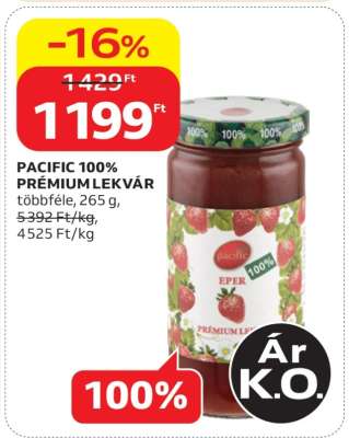 PACIFIC 100% PRÉMIUM LEKVÁR