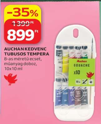 AUCHAN KEDVENC TUBUSOS TEMPERA