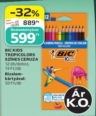BIC Kids Tropicolors Színes Ceruza