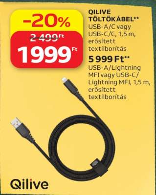 QILIVE TÖLTŐKÁBEL