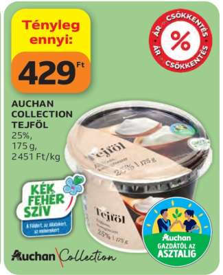 AUCHAN COLLECTION TEJFÖL