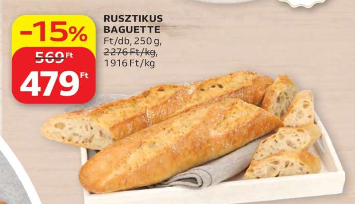 RUSZTIKUS BAGUETTE