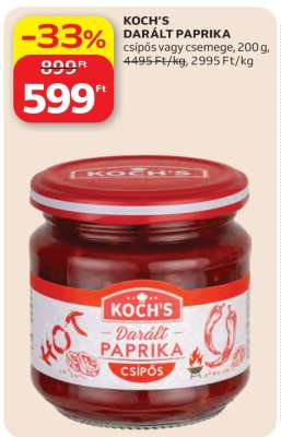 KOCH’S DARÁLT PAPRIKA