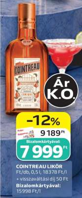COINTREAU LIKŐR