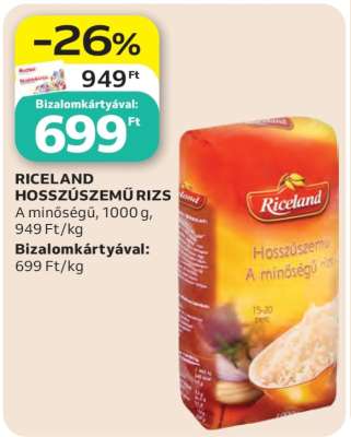 Riceland hosszúszemű rizs