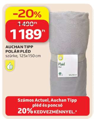AUCHAN TIPP POLÁR PLÉD