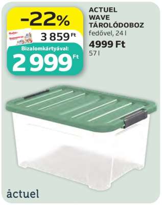 ACTUEL WAVE TÁROLÓDOBOZ