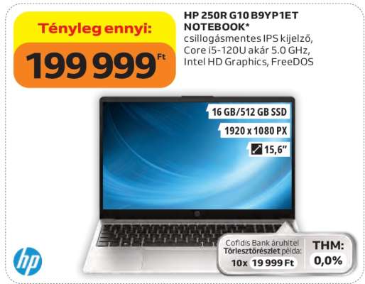 HP 250R G10 B9YP1ET NOTEBOOK