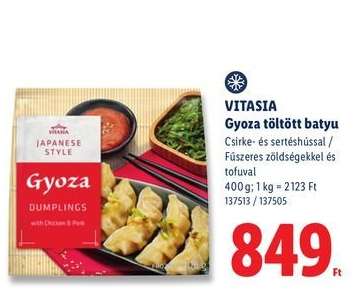 VITASIA Gyoza töltött batyu