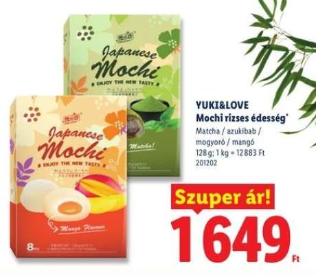 YUKI&LOVE Mochi rizses édesség