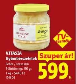 Vitasia Gyömbérszeletek