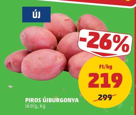 Piros újburgonya