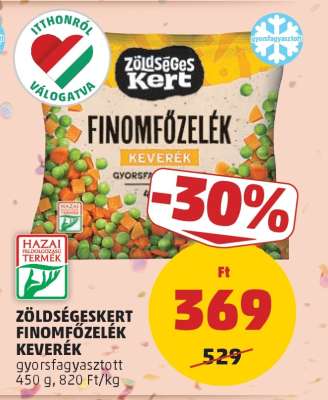 Zöldségeskert Finomfőzelék Keverék