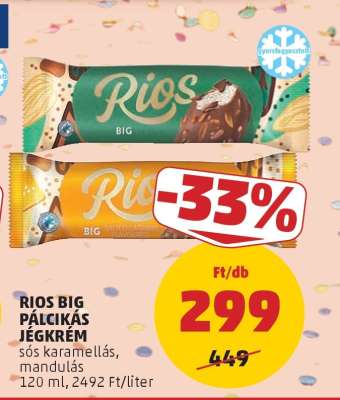 RIOS BIG PÁLCIKÁS JÉGKRÉM