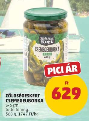 Zöldségeskert Csemegeuborka