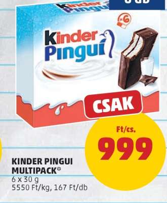 Kinder Pingui Multipack
